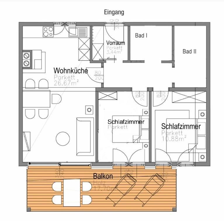 Premium Apartments Am 바이센제 외부 사진